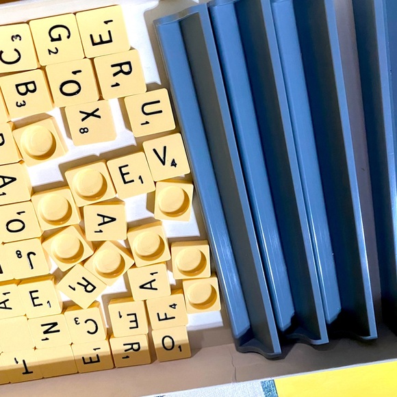 SCRABBLE BOARD GAME VINTAGE 1955 SPEAR’S GAME MADE IN ENGLAND  COMPLETE - Picture 6 of 16